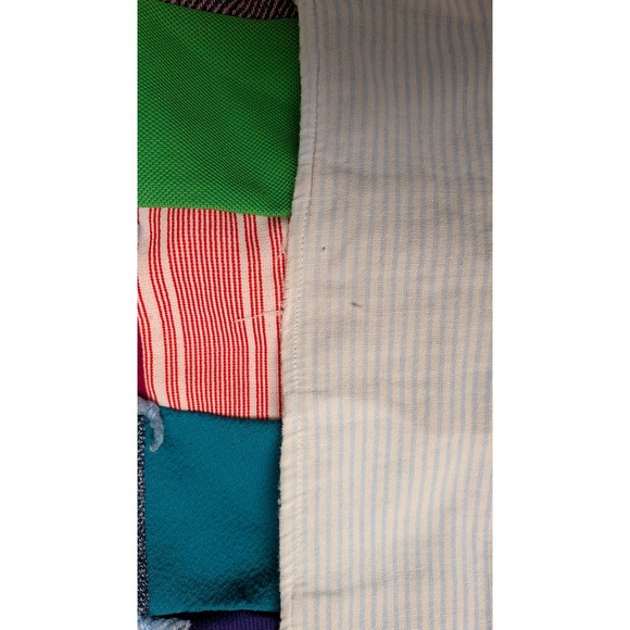 Vintage Handmade Patchwork Quilt Multi Color Scrap Hand Tied Blanket Well-Loved - Picture 7 of 11